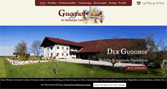 Desktop Screenshot of gugghof.at