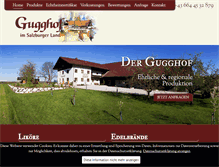 Tablet Screenshot of gugghof.at